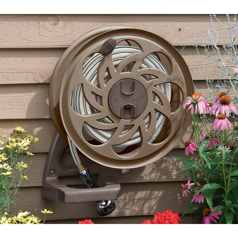 Suncast Plastic Wall Mounted Hose Reel & Reviews Wayfair